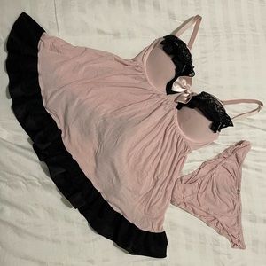 Victoria’s Secret Babydoll with Matching Undies